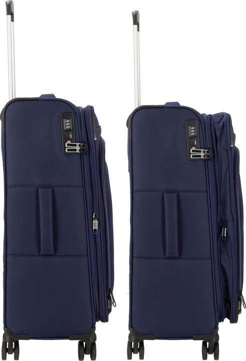 Immagine prodotto D&N Travel Line 9504 Carrello a 4 ruote M 67 cm con piega a espansione (67 l)