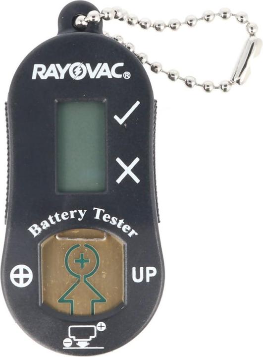 Actual product image Rayovac Battery tester for hearing aid batteries with battery storage box