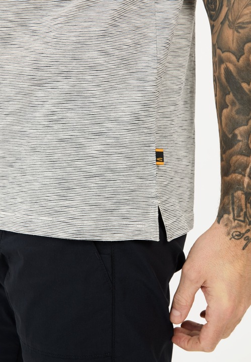 Image du produit Camel Active Kurzarm Henley aus reiner Baumwolle (S)