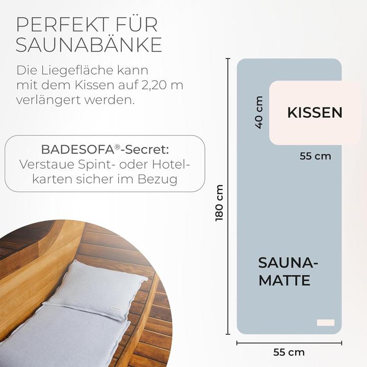 Immagine prodotto Badesofa Set per sauna