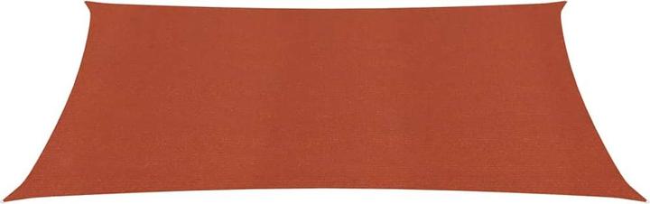 Produktbild vidaXL Sonnensegel 160 g/m² Rechteckig rot HDPE (3.5 x 4.5 m)