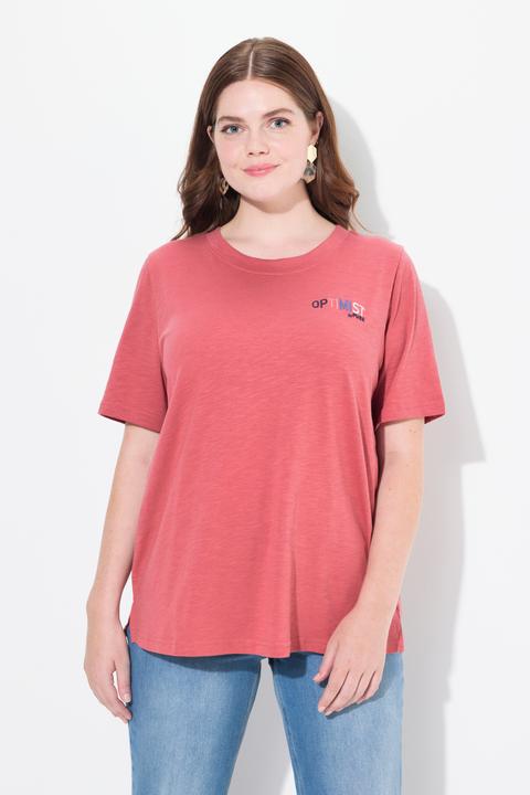 Actual product image Ulla Popken Eco Cotton Optimist Logo Tee (46, 48)