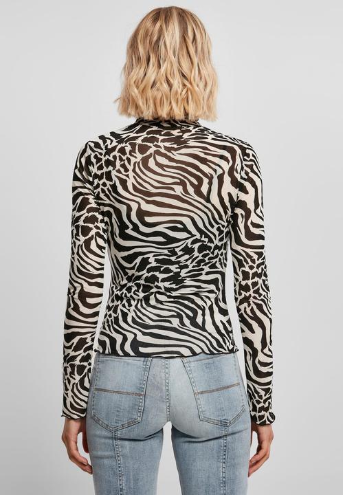 Immagine prodotto Urban Classics Donna AOP Mesh Turtleneck Longsleeve (3XL)