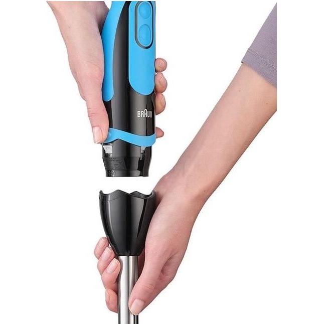 Thumbnail - Braun Minipimer 5 MQ 5252 BKBL Mixer Handmixer 1000 W Weiss, Stabmixer, Schwarz, Blau