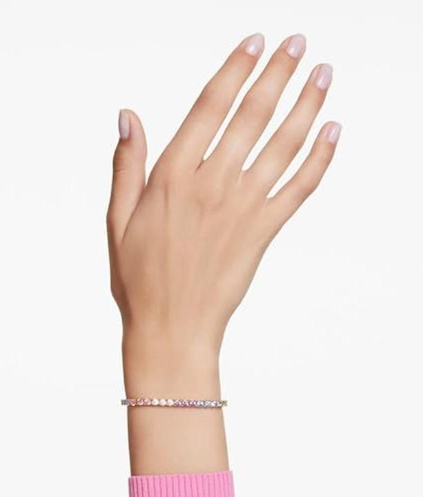 Image du produit Swarovski Matrix bracelet Round cut Multicolor Gold coloured top layer Gold Zirconia Multicolor Cubic Zirconia
