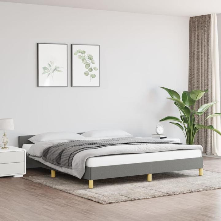 Produktbild vidaXL Bettgestell mit Kopfteil (180 x 200 cm)