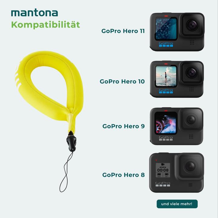 Image du produit GoPro mantonaSangle de maintien pour jaune (GoPro HERO8 Black)