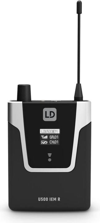 Image du produit LD Systems U508 IEM BUNDLE - Système de monitoring intra-auriculaire avec 2 x Bodypack - 863 - 865 MHz + 823 -