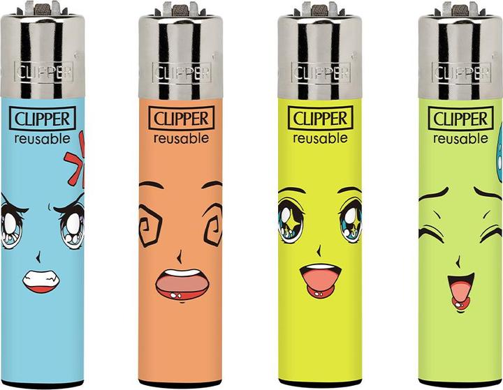Actual product image Clipper Set of 4 Manga Faces 944-947