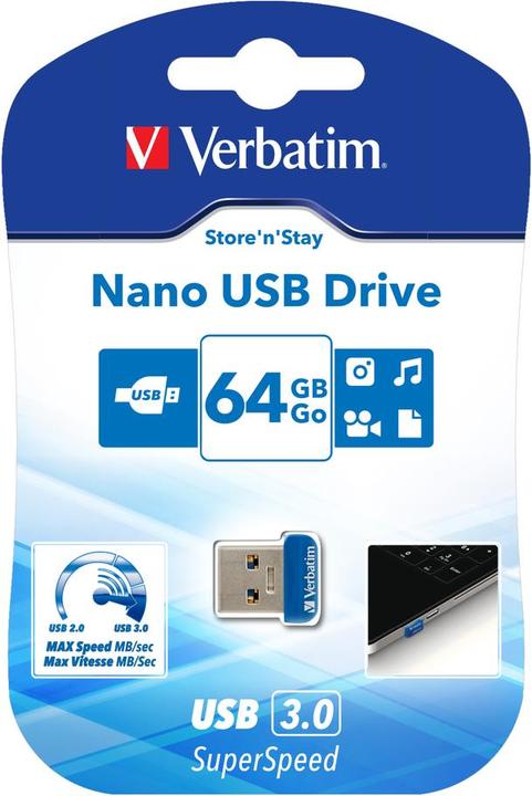 Immagine prodotto Verbatim Nano (64 GB, USB-A)