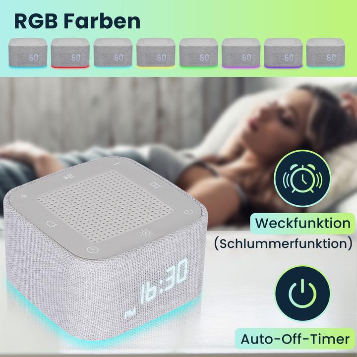 Produktbild Ideoon White Noise Wecker mit 32 Geräuschen