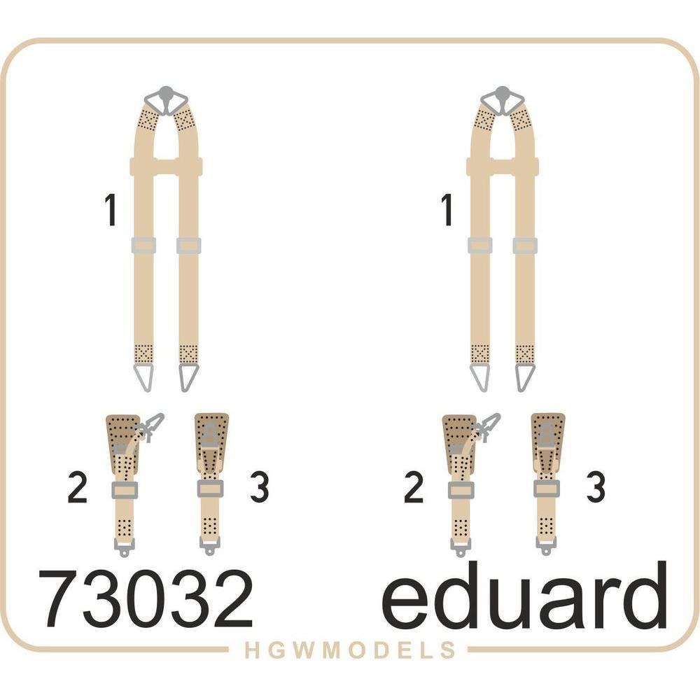 Eduard Seatbelts Luftwaffe WWII bombers SUPERFA