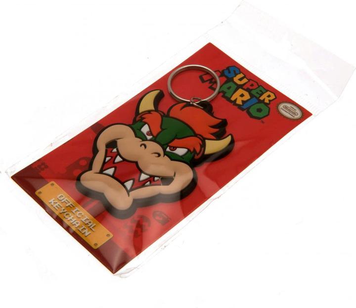 Actual product image Super Bowser keyring