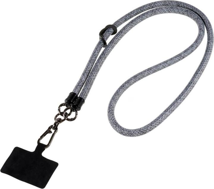 Produktbild Cover-Discount Universal Umhängeband geflochten grau