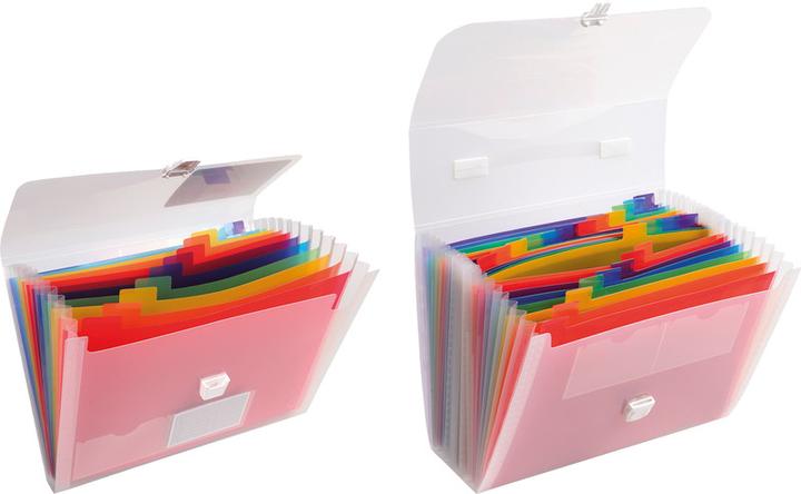 Image du produit Exacompta Chemise à éventail en cristal avec poignée (A4, 1 x)