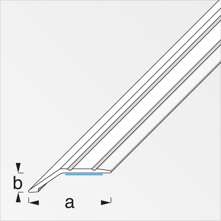 Actual product image Alfer Level compensation profile aluminium 1m