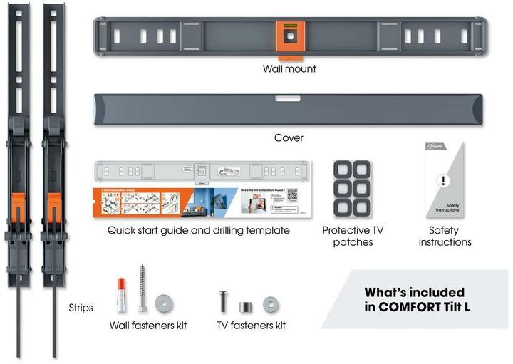 Actual product image Vogels TVM 3615 (Wall, 77", 35 kg)