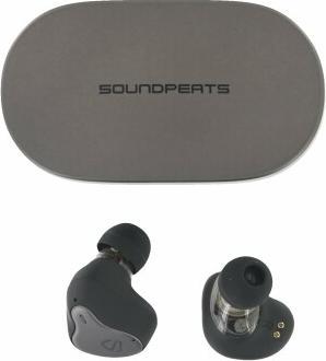 Actual product image Soundpeats H1 earphones (black) (NC, 10 h, Wireless)