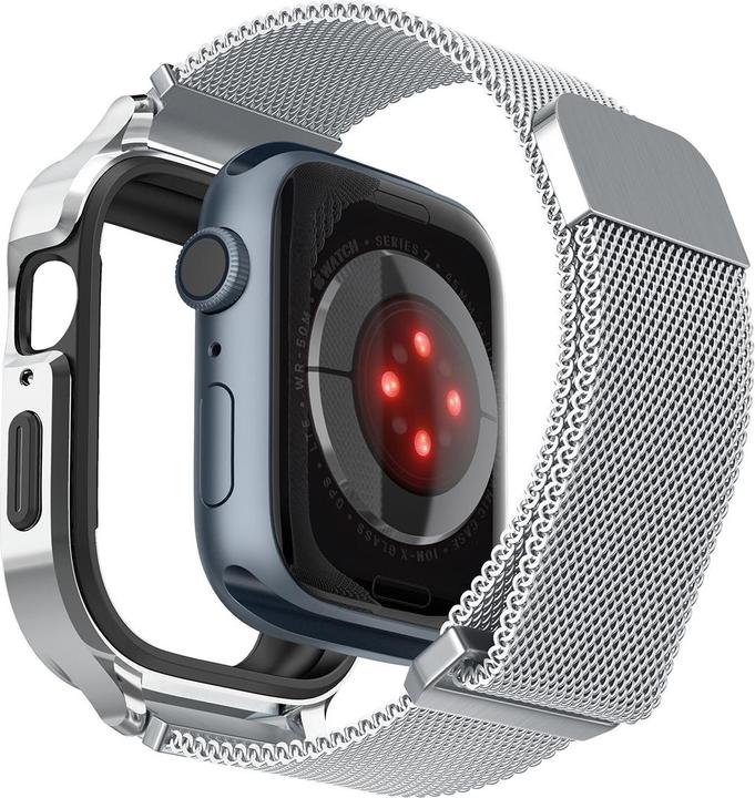 Immagine prodotto Spigen METALLO FIT?PRO? Apple Watch 4 / 5 / 6 / 7 / 8 / SE (44 / 45 MM) ARGENTO
