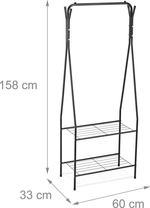 Actual product image Relaxdays Coat rack