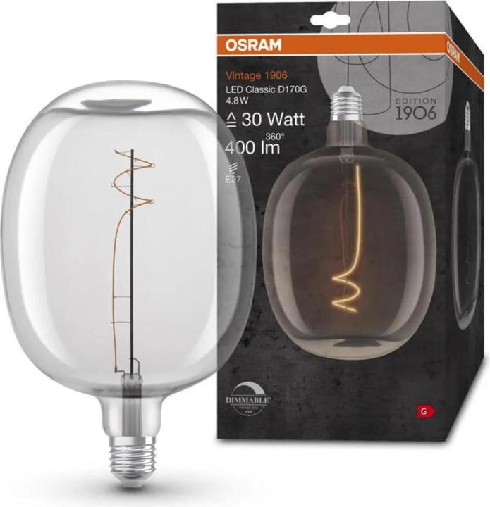 Produktbild Osram Vintage 1906 (E27, 4.80 W, 400 lm, 1 x, G)