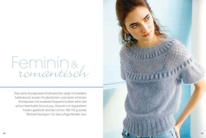 Actual product image Pullover mit Rundpassen stricken (German, Rebecca Trade, 2022)