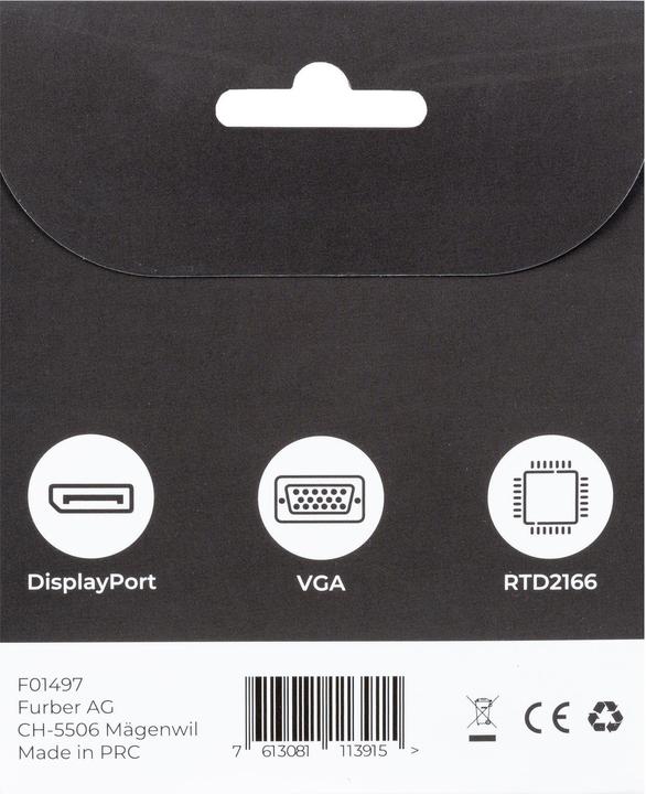 Produktbild Onit Adapter DisplayPort - VGA (VGA, 5.20 cm)