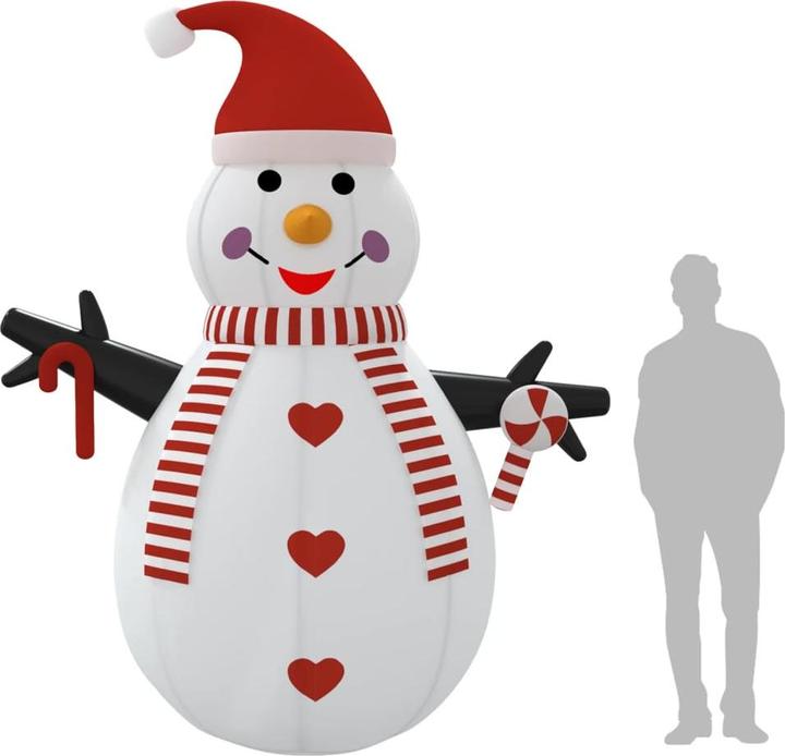 Produktbild vidaXL Aufblasbarer Schneemann