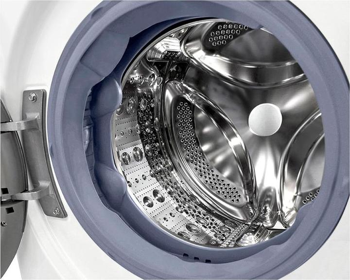 Actual product image LG F4WV710S1E AIDD Intelligent Washing Machine 10,5kg Steam TurboWash 360 1400rpm Front Load (10.50 kg, Left)