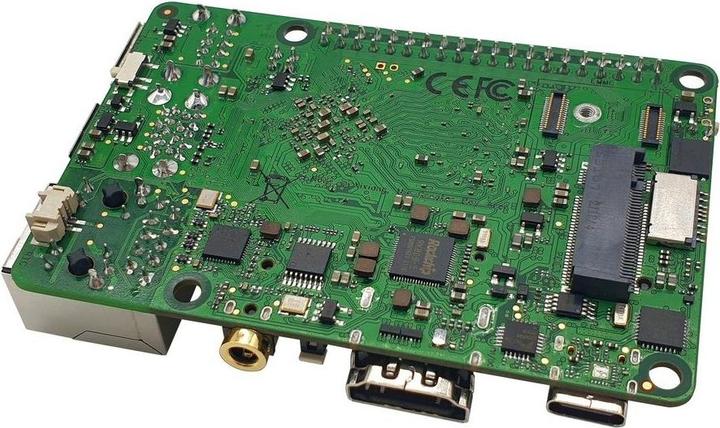 Actual product image Radxa Rock 3A 2GB RK3568 Quad-core Cortex-A55, freqency 2Ghz Mali G52 2GB LPDDR4
