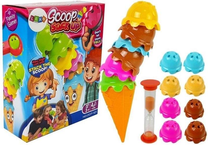 Immagine prodotto Lean Toys Arcade-Spiel Eis in einer Waffel, bunte Pyramide