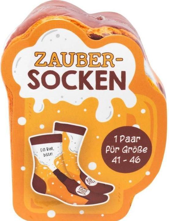 Image du produit Sheepworld Chaussettes magiques motif bière, 1 paire pour taille 41-46 (41 - 46)