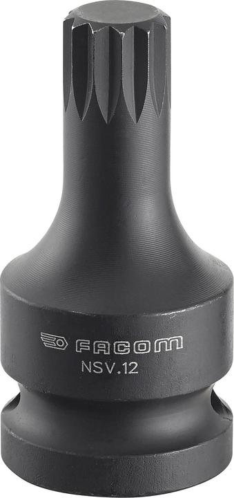 Actual product image Facom XZN multi-tooth screwdriver bit