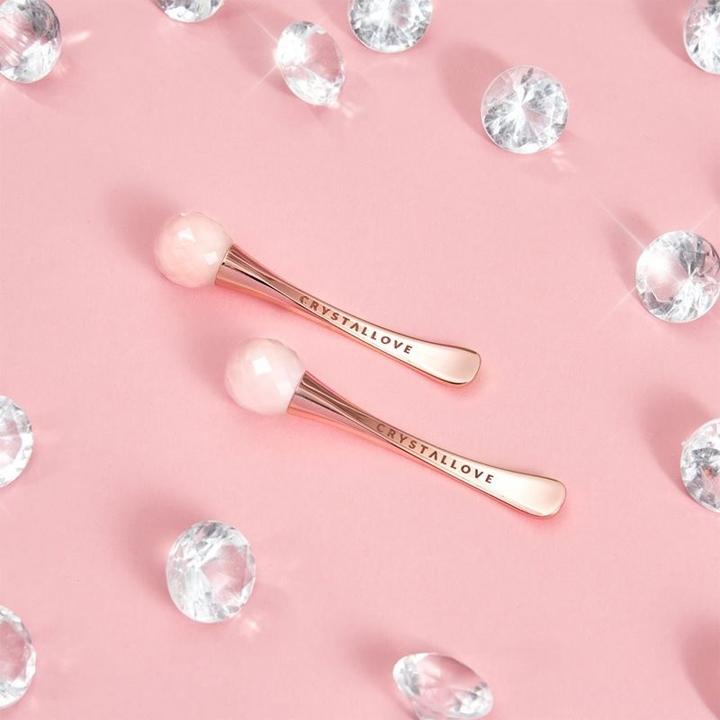 Produktbild Crystallove Golden Rose Quartz 3D Eye Set - Beauty Skincare Augenpflege