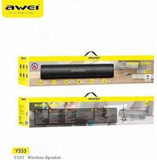 Actual product image Awei Y333 speaker black (6 h)