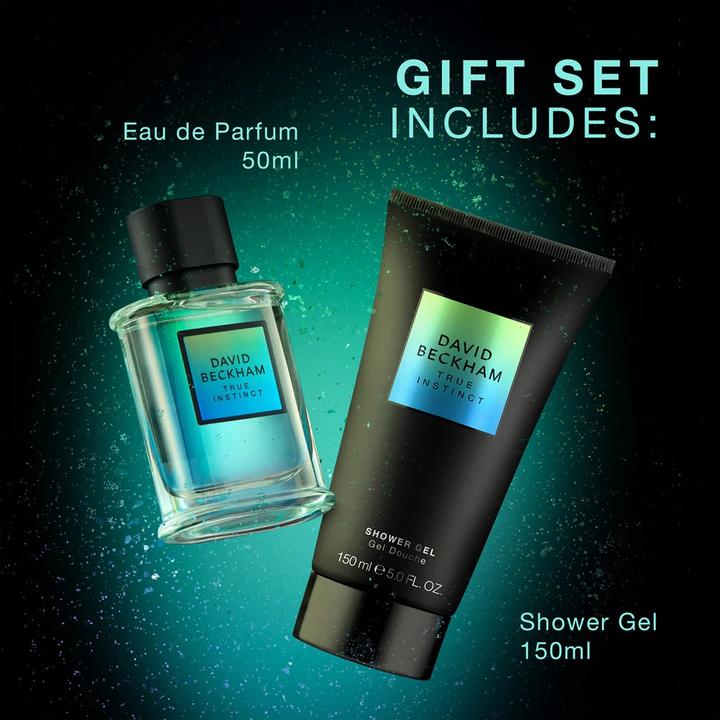 Actual product image David Beckham True Instinct Eau de Parfum 50ml + Shower Gel 150ml (Perfume set)