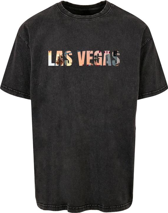 Image du produit Merchcode Las Vegas X Acid Washed Heavy Oversize Tee - 111657 (M)