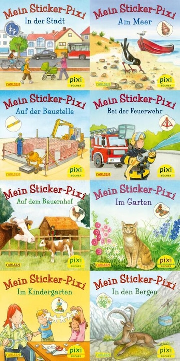 Produktbild Pixi-Bundle 8er Serie 199. Meine Sticker-Pixis