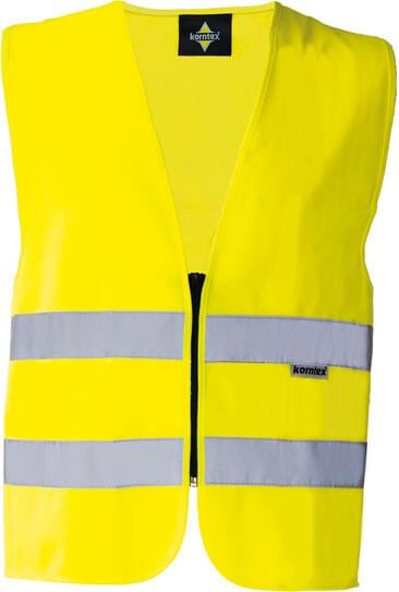 Actual product image Korntex High visibility waistcoat with zipper (4XL)