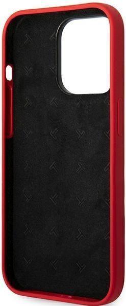 Actual product image Tumi TUHCP14XSR iPhone 14 Pro Max 6.7" czerwony/red hardcase Liquid Silicone (Apple iPhone 14 Pro Max)
