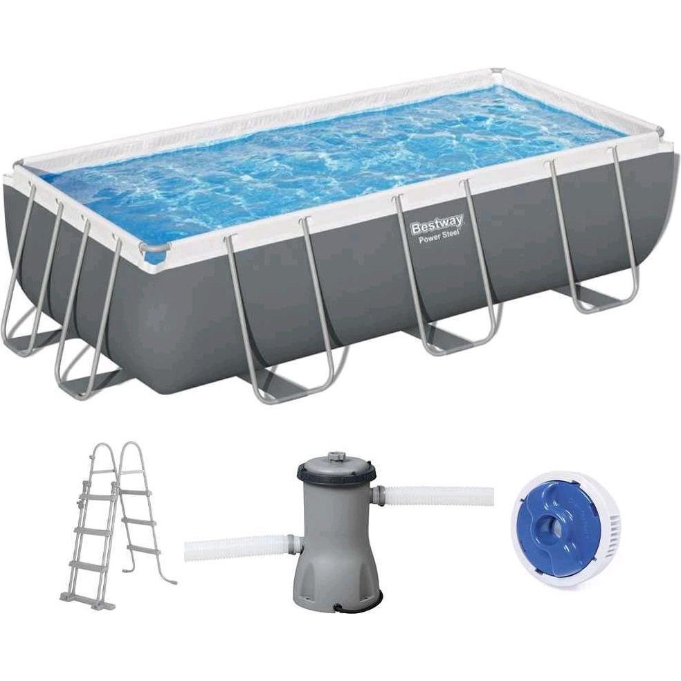 Thumbnail - Bestway, Pool, Power Steel Frame Pool Set mit Filterpumpe 404 x 201 x 100 cm (404 x 201 x 100 cm)