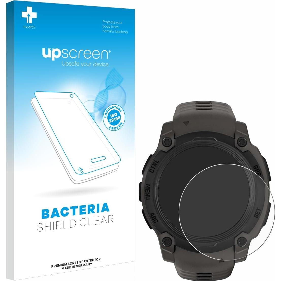 upscreen Schutzfolie Displayschutz Displayschutzfolie Folie Klar antibakteriell, Smartwatch Schutzfolie, Transparent