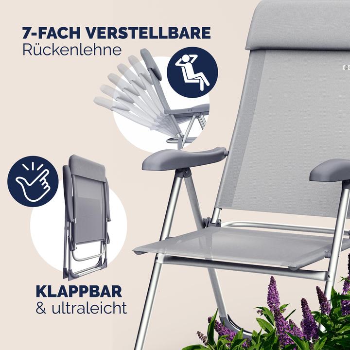 Produktbild Casaria Gartenstuhl 4er Set