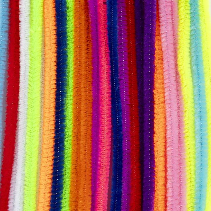 Image du produit Creativ Company Chenilledraht 25 Stück, Sortierte Farben, Länge: 30 cm (0.30 m)