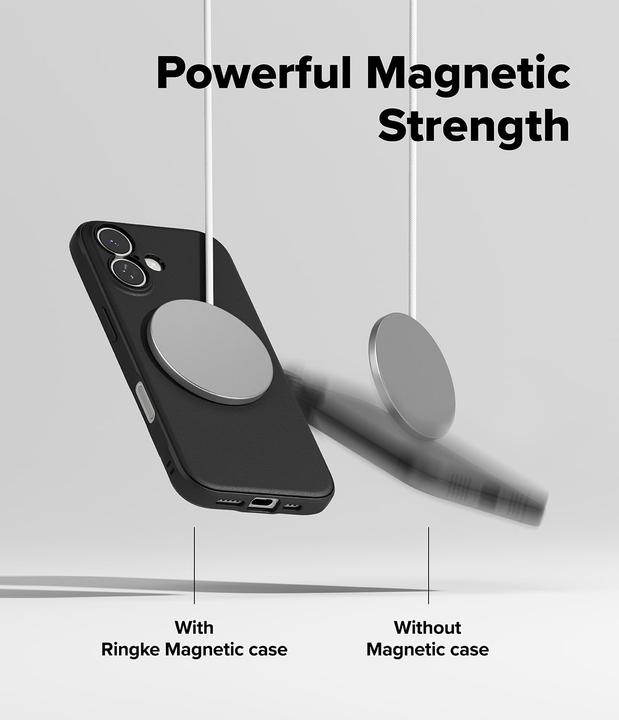 Produktbild Ringke Onyx Magnetic MagSafe Case für iPhone 17 - Schwarz (Apple iPhone 17)