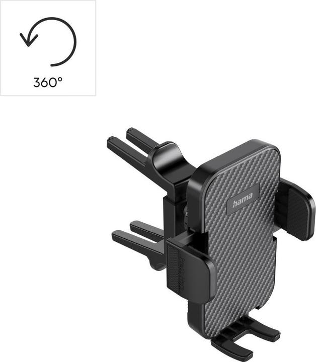 Produktbild Hama Auto-Handyhalterung für runde Lüftung, 360 Grad drehbar, universal