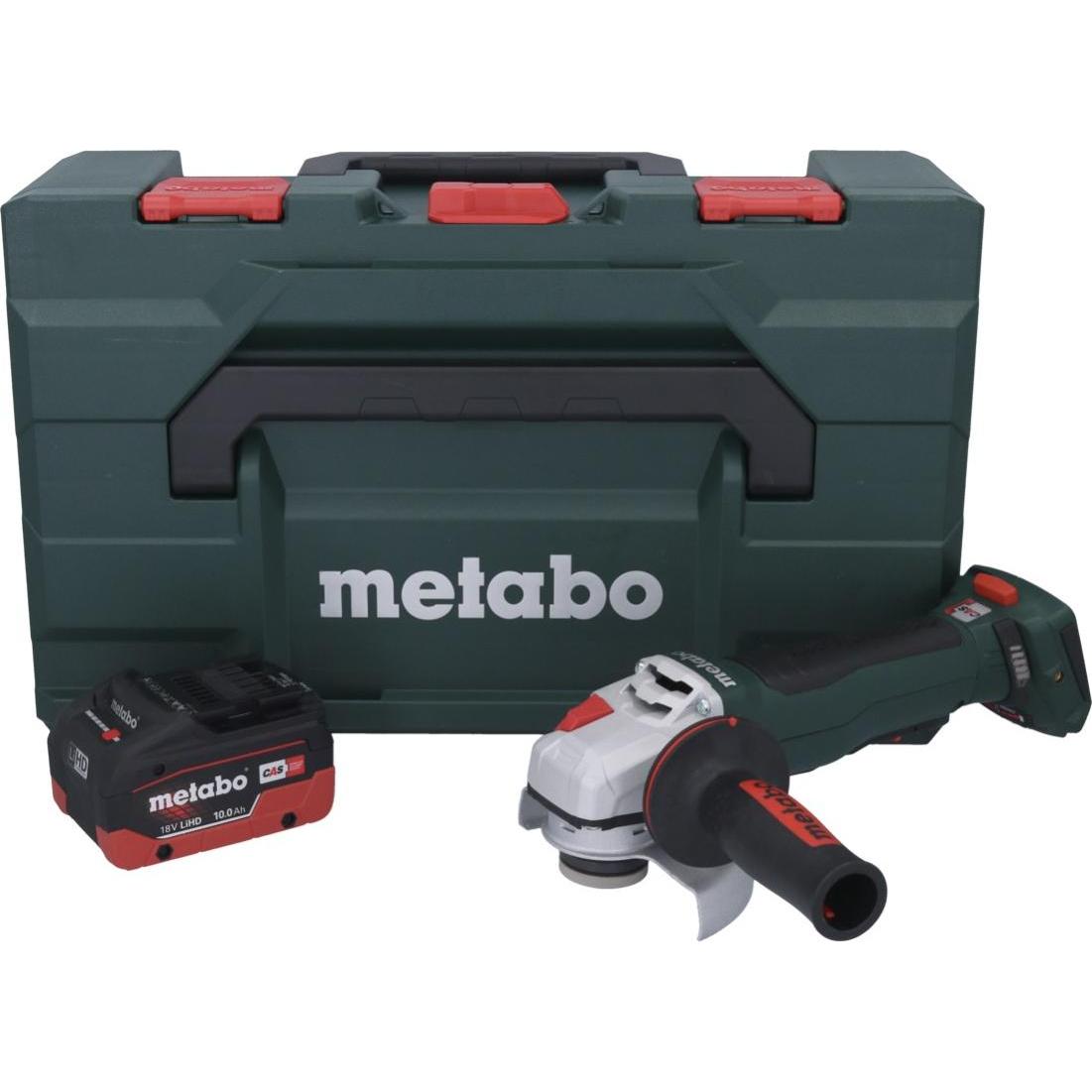 Thumbnail - Metabo, Winkelschleifer, WPB 18 LT BL 11-125 Quick Akku Winkelschleifer 18 V 125 mm Brushless + 1x Akku 10,0 Ah + met (1...