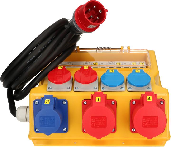 Actual product image Max Hauri Building site power distribution (CEE 7/3, CEE 16/3, CEE 16/5)