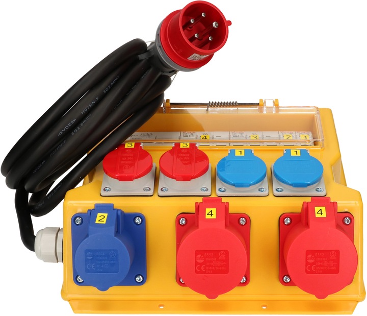 Actual product image Max Hauri Building site power distribution (CEE 7/3, CEE 16/3, CEE 16/5)