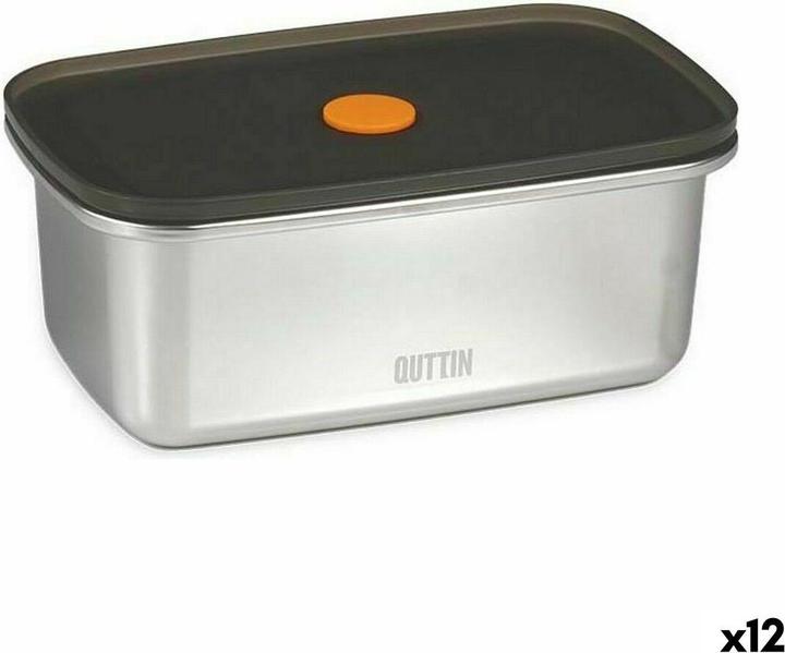 Produktbild Quttin Hermetic Lunch Box Stainless steel Rectangular 1 L (12 Units)